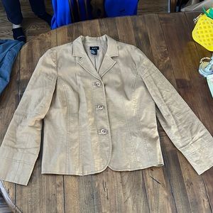 Brown Linen Jacket
